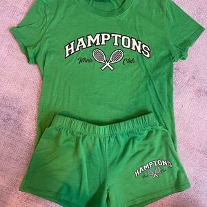 Hamptons Kids Green Matching Set